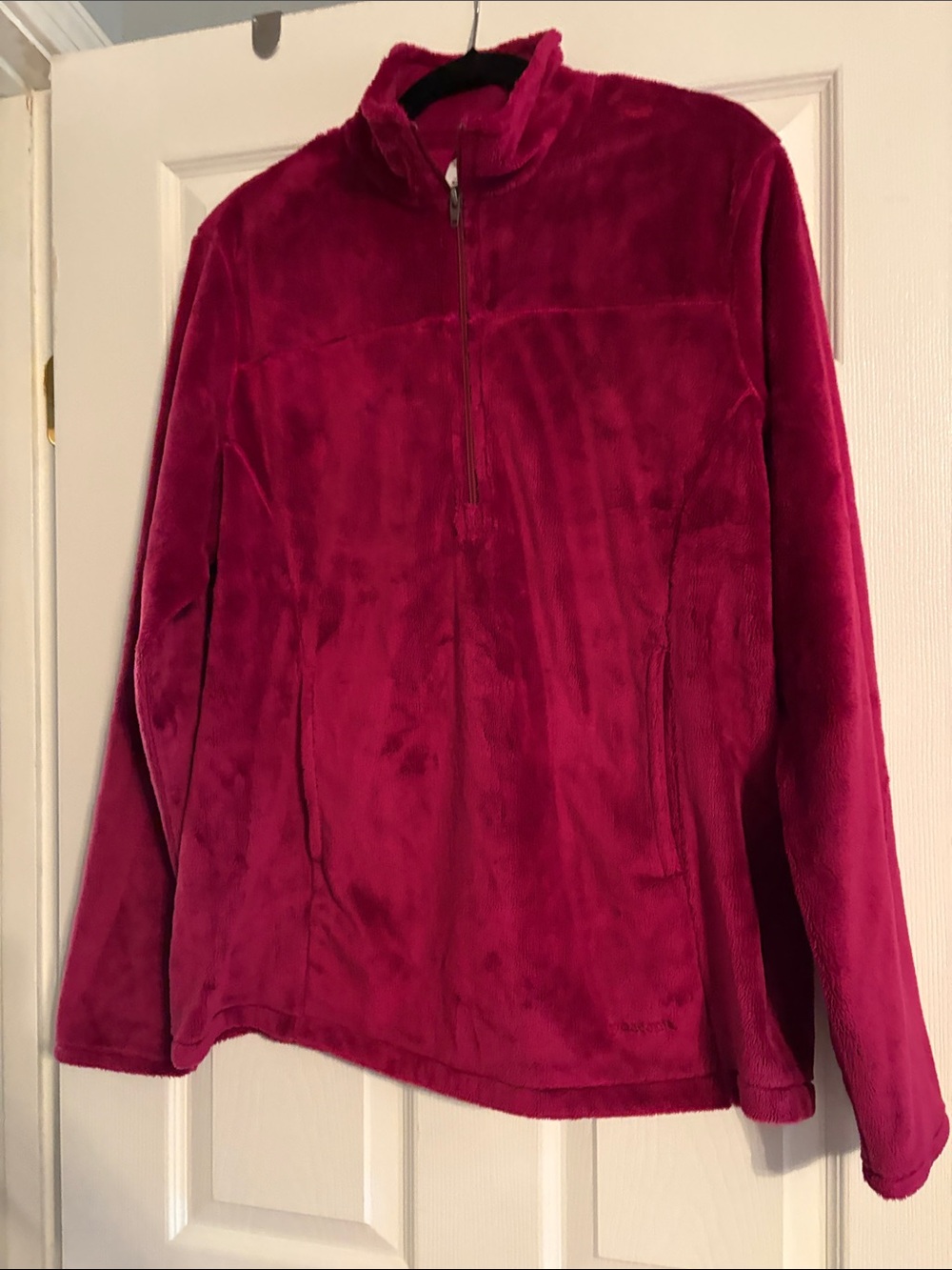 Patagonia Women's Plush Quarter-Zip Fleece Jacket - Raspberry